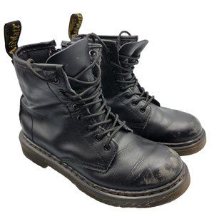 Dr. Martens Black Kids Boots